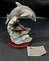 Vintage Homco Masterpiece Porcelain Endangered Species Dolphins 1994 w/s... - £26.06 GBP