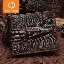 Luxury Genuine Leather Mens TwoFold Wallet  Cowskin Design - $36.95+