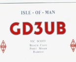 1957 QSl Port Moar Ramsey ISLE OF MAN GD3UB - £7.00 GBP