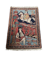 Handmade Antique Persian Lilihan Collectible Rug 2.2&#39; x 3.1&#39; (70cm x 95c... - $2,291.00 CAD