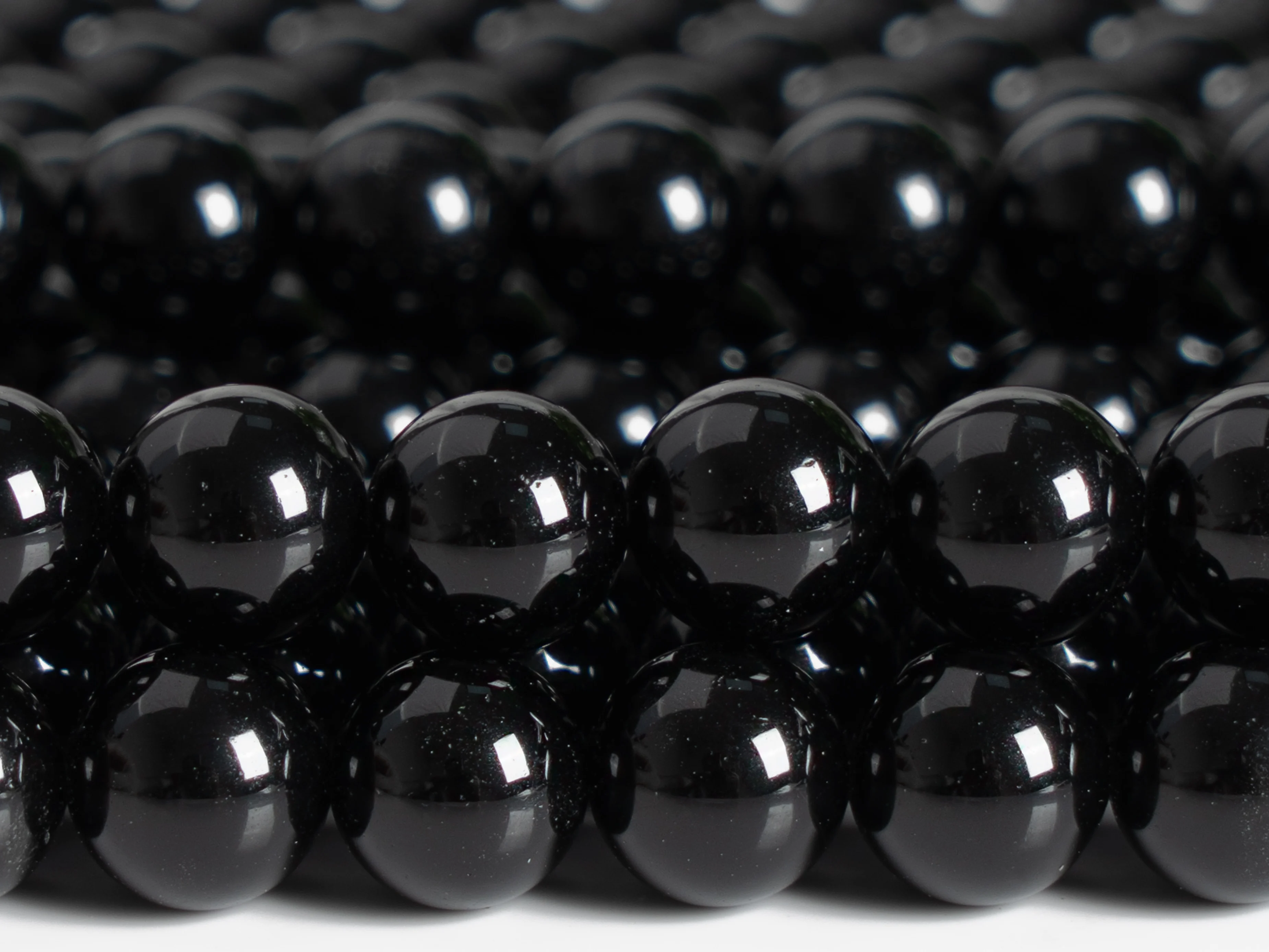 Natural stone Black Obsidian Beads  Grade AAA Gemstone Loose Beads Round... - £10.82 GBP+
