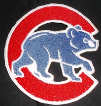 Chicago Cubs Logo Iron On Patch - £3.99 GBP