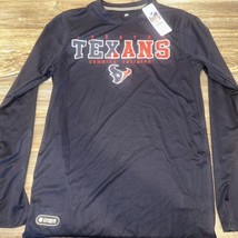 CD Stroud Houston Texans Mens Small Combine Tee. Long Sleeve. Blue. NWT. Z - $19.79