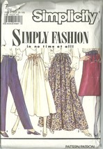 Simplicity Sewing Pattern 7021 Misses Womens Skirt Pants Size 6 8 10 12 Used - £7.82 GBP
