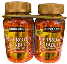 Kirkland Signature Ibuprofen 200mg IB Pain Reliever Tablet 2x500 Caplets... - $19.79