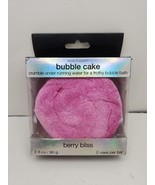 NEW Body &amp; Earth Bubble Cake Bubble Bath Berry Bliss 2.8 oz Factory Sealed - $4.95