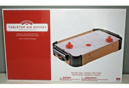 TABLETOP AIR HOCKEY Large 20”x12.5”x3.8” Pucks Office/Home.Holiday Time,... - $8.90
