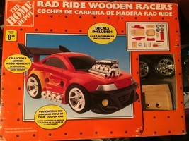 Home Depot Build Your Own Rad Ride Wooden Race Car *NEW* c1 - £20.32 GBP