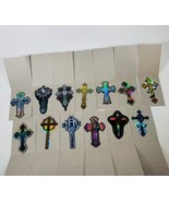 13 Vending Machine Prismatic Religious Jesus Cross Christian Stickers NO... - $17.49