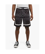 Snoop Dogg Men&#39;s Mesh Basketball Shorts Size MEDIUM Black Paisley Print New - $37.90 CAD