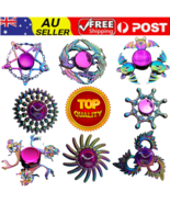 Alloy Rainbow Gyro Finger Fidget Hand Spinner Toy Focus Stress Relief Ki... - €6,17 EUR+