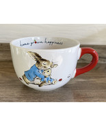 Beatrix Potter Peter Rabbit Oversized Mug Cup 21oz  Home Grown Happiness... - $19.99