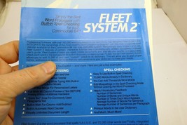 Fleet Systems 2 for Commodore 64 software reference chart - $13.37