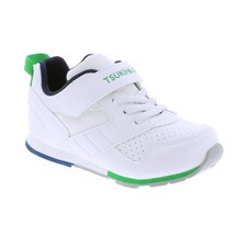 Tsukihoshi kid&#39;s racer sneakers in White/Green - £33.65 GBP