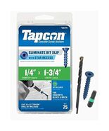 Tapcon 28375 1/4x1-3/4 Blue Star Drive Bugle Head Concrete Anchors 75/Box - $48.89 CAD