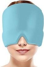 Migraine Relief Cap Wearable Mask Ice Tension Headache Puffy Eyes Sinus Stress - $19.75