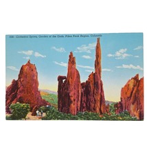 Postcard Cathedral Spires Garden Of The Gods Pikes Peak Region Colorado Chrome - $6.98