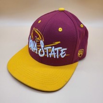 Iowa State Cyclones Hat Cap Snapback NCAA Red Yellow Embroidered - £10.36 GBP