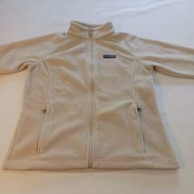 Columbia Sportswear WG6756 Youth Girls Sz XL 18-20 Full Zip Fleece Cream Jacket image 10
