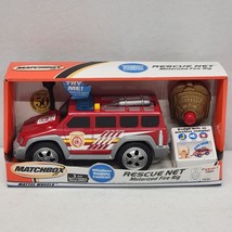 Matchbox Rescue Net Motorized Fire Rig Wireless Remote Mattel Brand New ... - $24.18