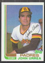 San Diego Padres John Urrea 1982 Topps Baseball Card 28 nr mt - £0.39 GBP
