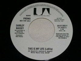 Shirley Bassey This Is My Life 45 Rpm Record Vinyl United Artists Label Promo - £12.75 GBP