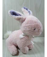 Baby Dumpling Pink Purple bunny rabbit musical wind up plush flowers My ... - $12.46