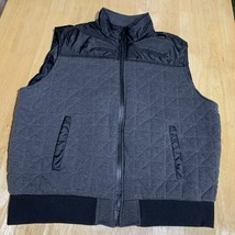 New York Yoki OuterWear Collection Men 2XL Charcoal Grey/Black Quilted - $19.80