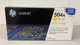 NEW Genuine HP 504A YELLOW Original LaserJet Toner Cartridge OEM Sealed ... - $24.52