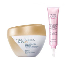 Esika Triple Accion Max 40+ Multibenefits Facial Cream &amp; Eye Contour Cre... - £38.26 GBP