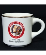 Boy Scouts VTG BSA Ceramic Mug Order of the Arrow Skyloo Lodge Indian Ch... - £14.02 GBP
