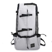 Anywags Pet Carrier XL Light Gray Travel Riding Driving Pet Backpack for... - $86.90