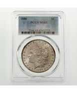 1886 Silver Morgan Dollar Graded by PCGS as MS-65! Great Morgan - $341.04