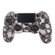 For PS4 Controller Silicone Grip White Skulls Non Slip Case Cover - $7.99