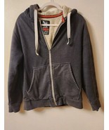 Hayabusa MMA Heavyweight Full Zip Hoodie Sweatshirt M Sherpa Lined Gray ... - £21.51 GBP