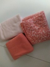 * Lot of 3 Quilt/Craft Fabric -Cotton  shades of pink Theme, - £8.28 GBP