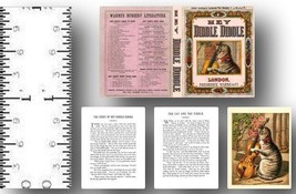 Handcrafted 1:12 Scale Miniature Book Hey Diddle Diddle Pre 1900 Dollhouse Scal - £31.46 GBP