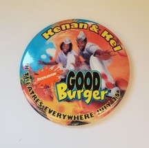 Kenan &amp; Kel GOOD BURGER Movie Promotional Pin Button Nickelodeon Nick Jr. - £15.41 GBP