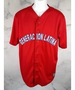 Generacion Latina Button Jersey Mens Sz Medium - $23.36