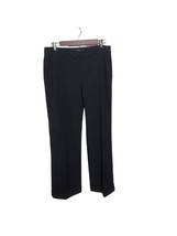 Eileen Fisher System Wool Blend Pants (6) SM Gray Flat Front Cuffed Hem Trousers - £30.14 GBP