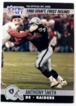 Anthony Smith 1990 Nfl Pro Set #679 Rookie Rc Football Card - £1.53 GBP