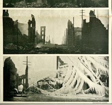 1904 The Baltimore Fire Hurst Building Print Maryland Historical Ephemera - $49.99