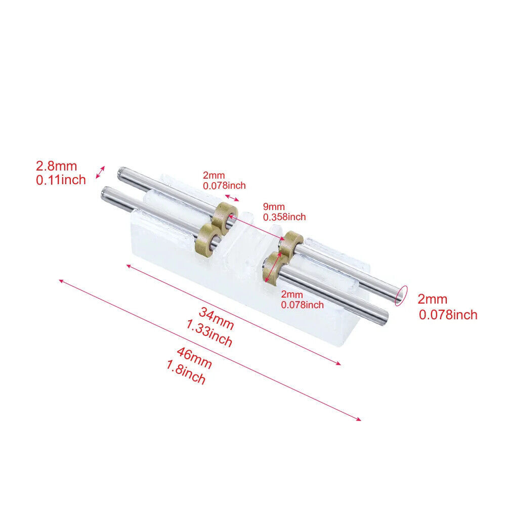 N Scale 1:160 Railway Train Roller Metal and Plastic Railroad Wheels