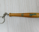 MLB mini wooden baseball bat keychain Miami Florida Marlins - £10.16 GBP