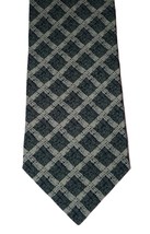 NEW GIORGIO ARMANI Italy silk tie necktie Cravatte luxe green designer authentic - £54.07 GBP