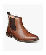Stacy Adams Maury Cap Toe Chelsea Boot Chocolate 25492-202 - $217.20 CAD