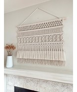 Boho macrame wall hanging, handcrafted home decor , boho wall decor, custom mode - $400.00