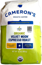 Cameron&#39;s Organic Velvet Moon Whole Bean Medium-Dark Espresso Roast Coff... - $22.14