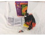 Home Accents Halloween 100 Mini Lights 20 Feet 7" Lighted Length Black W... - $11.74