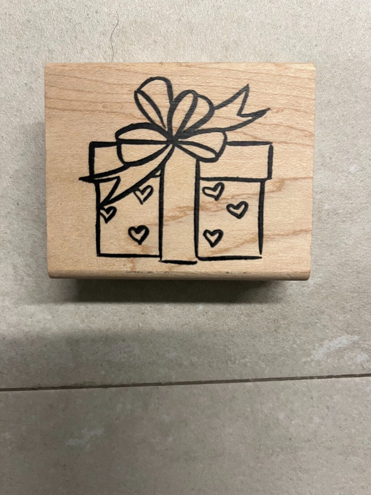 11 NEW  MOUNTED WOOD RUBBER  CRAFT GIFT BOX STAMPS YOUR CHOICE BUY MORE & SAVE! Item image 4